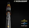 A close-up of a fishing rod with branding and logos. Náhľad obrázku produktu