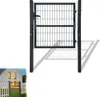 UISEBRT 100 x 100 cm Gartentür Gartentor Anthrazit mit Produktbild-Vorschau 11