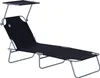 Outsunny Sonnenliege Gartenliege Relaxliege Dreibeinliege Produktbild-Vorschau 6