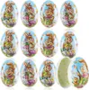 com-four® 12x Osterei zum Befüllen - Bunte Fülleier - mit Produktbild-Vorschau 1