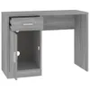 vidaXL Schreibtisch mit Stauraum Grau Sonoma 100x40x73 cm Produktbild-Vorschau 5