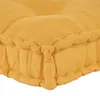 vidaXL Pallet Sofa Kissen Gelb 120 x 80 x 12 cm Stoff Produktbild-Vorschau 5