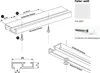 1-lauf Gardinenschiene Innenlauf Minimal Weiß – 340cm Produktbild-Vorschau 2