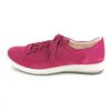 A side view of a single pink sneaker against a white background. Produktbild-Vorschau