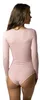 Alkato Damen Langarm Body Baumwolle Bodysuit mit Produktbild-Vorschau 3
