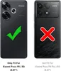 Two phone backs are shown, one with a green checkmark and text indicating it's compatible, and another with a red X and text indicating incompatibility. Produktbild-Vorschau