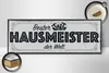 Holzschild Spruch 27x10cm Bester Hausmeister der Welt Produktbild-Vorschau 3