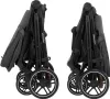 Two folded strollers shown side-by-side against a white background. Produktbild-Vorschau