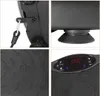 A collage of four close-up images showing different details of a black vibrationsplattform. Náhľad obrázku produktu