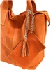 Große Beutel Wild Leder Tasche Shopper Henkel Schulter Produktbild-Vorschau 4