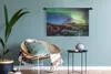 MuchoWow® Wandteppich Wandbehang Polarlicht über dem Berg Produktbild-Vorschau 5
