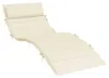 vidaXL Sonnenliegen-Auflage Creme 180x60x4 cm Oxford-Gewebe Produktbild-Vorschau 1
