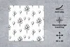 MuchoWow® Mauspad Mousepad Ballon - Muster - Schwarz und Produktbild-Vorschau 2