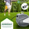 tillvex Schlauchtrommel Wasser 15+2m Grau mit Wandhalterung Produktbild-Vorschau 8