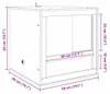 vidaXL Terárium hnědé 50 x 50 x 50 cm OSB deska Náhled obrázku produktu 8