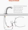 SucceBuy Robinet de lavabo sans contact (argent chromé) Voir les images du produit 5