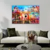Wien Pop Art Wahrzeichen Wandbild Leinwandbild Kunstdruck Produktbild-Vorschau 2
