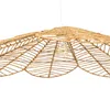 A close-up shot of a woven pendant light fixture. Produktbild-Vorschau