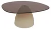 Couchtisch Mylon mit Rauchglasplatte 86cm - Beige Produktbild-Vorschau 3