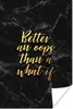 MuchoWow® Poster Zitate - Motivation - Gold - Marmor 60x90 Produktbild-Vorschau 1