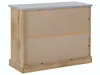 BELIANI Komoda jasnobrązowy 100 x 40 x 79 cm szafka i 2 Podgląd zdjęcia produktu 4