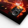 Bild auf Leinwand - Leinwandbild - Feuer Instrument Skelett Produktbild-Vorschau 5