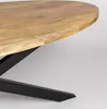 Zita Home Esstisch 170cm ovale echtes Massivholz mit Produktbild-Vorschau 7