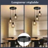 ZMH lampe suspendue table à manger lampe suspendue noire Voir les images du produit 7
