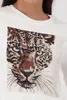 monari T-Shirt Creme Größe 40 mit Leoparden-Print und Produktbild-Vorschau 5