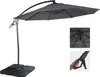Deluxe Ampelschirm MCW-D14, Sonnenschirm, rund Ø 3m Produktbild-Vorschau 1