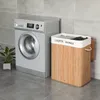 Songmics 62,5 x 52 x 32 cm Koš na prádlo 100L bambusový s Náhled obrázku produktu 2