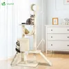 VOUNOT® Kratzbaum XXL mit Kratzbrett Sisalseil für Katzen, Produktbild-Vorschau 2