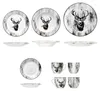 30pcs Service combiné Alois Porcelaine 6 personnes Tasses Voir les images du produit 5