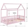 Juskys Kinderbett Marli 80 x 160 cm - Rausfallschutz, Produktbild-Vorschau 15