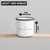 Trendation -Seelenschwester Emaille Tasse Geschenk für Produktbild-Vorschau 4
