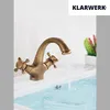 KLARWERK® EVA | Vintage Wasserhahn Bad Gold Messing Produktbild-Vorschau 3