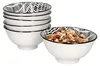6er Set Jail Bowl-Schalen 500ml schwarz-weiß Müsli Salat Produktbild-Vorschau 1