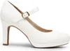 DREAM PAIRS Dame Mary Janes Pumps High Heel Kleid Schuhe Produktbild-Vorschau 2