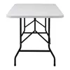 XL Klapptisch weiß mit Stahlgestell wetterfest - 180x68 cm Produktbild-Vorschau 5