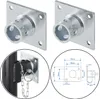 2x Halterung für Abstellstütze 115x100mm Ø 51 mm 620g und Produktbild-Vorschau 2