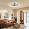HOMCOM Deckenventilator Leise LED mit Beleuchtung und Produktbild-Vorschau 9
