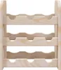 vidaXL Stojan na víno 33x25x37 cm z masívneho borovicového Náhľad obrázku produktu 5