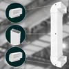 A collage showing a white rectangular cable duct system with close-up views of its components. Anteprima dell’immagine prodotto