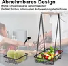 UISEBRT Panier de rangement à 3 niveaux Panier à fruits Voir les images du produit 5