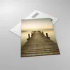Bilder auf glas - Einteilig - Brücke See - 70x100cm - Produktbild-Vorschau 2