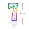 Geburtstagskerze Zahlen 0-9 Zahlenkerze 7,5 cm Kuchen-Deko, Produktbild-Vorschau 2