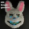 Maschera spaventosa Horror bunny LED - come da Purge, Anteprima dell’immagine prodotto 3