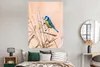 MuchoWow® Poster Vogel - Blaumeise - Schilf 120x160 cm - Produktbild-Vorschau 4
