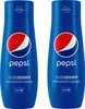 Two bottles of Pepsi SodaStream syrup concentrate. Produktbild-Vorschau