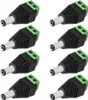 8x DC Stecker Hohlstecker 2,1 mm x 5,5 mm Adapter Terminal Produktbild-Vorschau 1